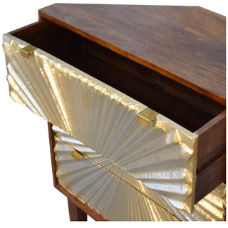 Nordic Tapered Gold-Inlay Chest