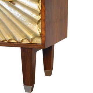 Nordic Tapered Gold-Inlay Chest