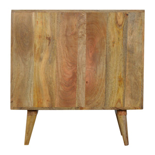 Patchwork Zig-Zag Chest in Solid Wood