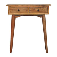 Nordic Narrow Console Table in Oak Finish