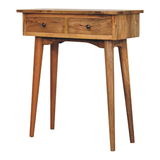 Nordic Narrow Console Table in Oak Finish