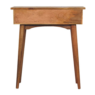 Nordic Narrow Console Table in Oak Finish