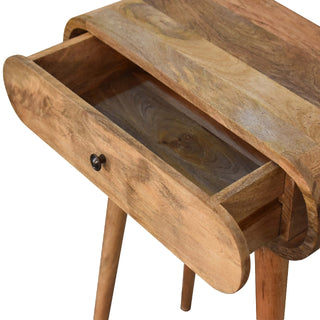 Narrow London Console Table in Oak Finish