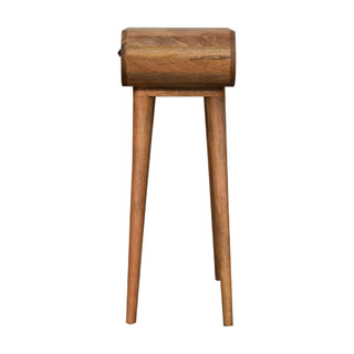 Narrow London Console Table in Oak Finish