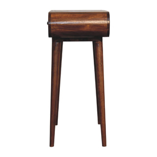 London Narrow Dressing Table in Chestnut Finish