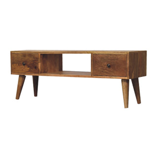 Classic Oak Finish Coffee Table