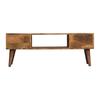 Classic Oak Finish Coffee Table