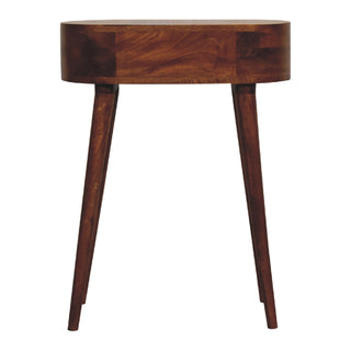 Albion Narrow Console Table in Chestnut Finish