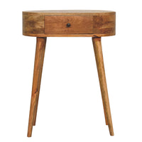 Albion Narrow Console Table in Oak Finish