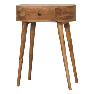 Albion Narrow Console Table in Oak Finish