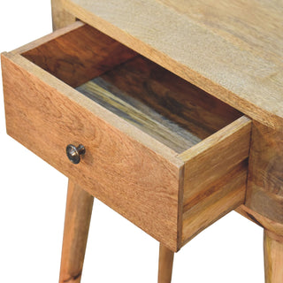 Albion Narrow Console Table in Oak Finish