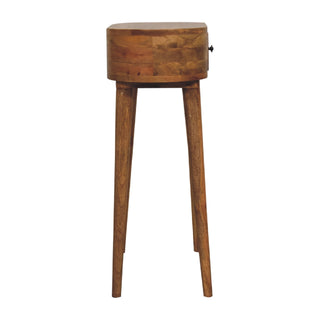 Albion Narrow Console Table in Oak Finish