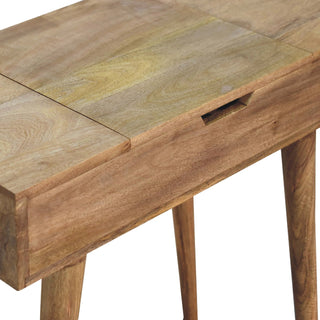 Nordic Narrow Dressing Table in Oak Finish