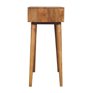 Nordic Narrow Dressing Table in Oak Finish