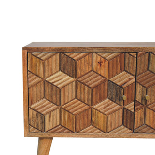 Cubana TV Unit with Carved Doors