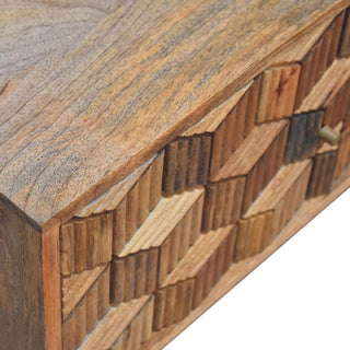 Cubana TV Unit with Carved Doors