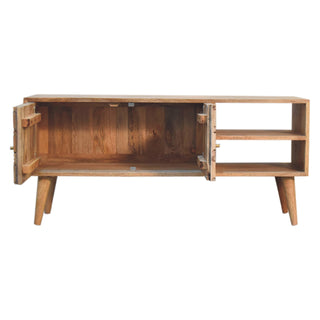 Cubana TV Unit with Carved Doors