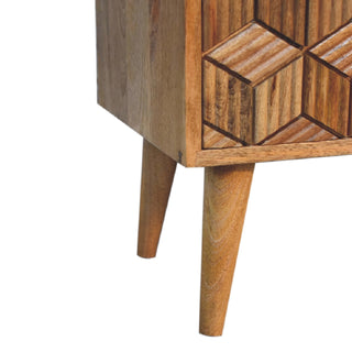 Cubana TV Unit with Carved Doors