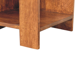 Open Box Bedside Table in Chestnut Finish