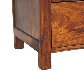 Aspen Bedside Table in Chestnut Finish