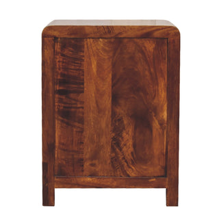 Aspen Bedside Table in Chestnut Finish