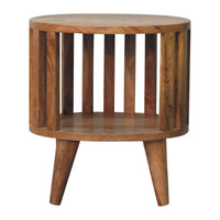 Ariella Open-Shelf Bedside Table