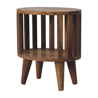 Ariella Open-Shelf Bedside Table