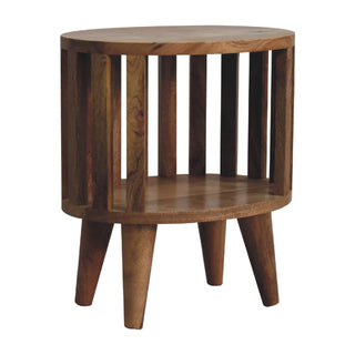 Ariella Open-Shelf Bedside Table