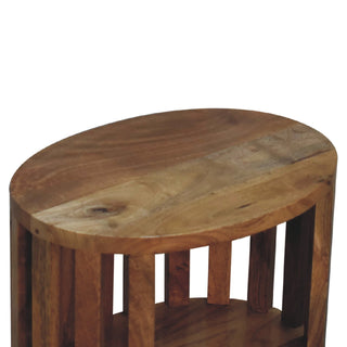 Ariella Open-Shelf Bedside Table