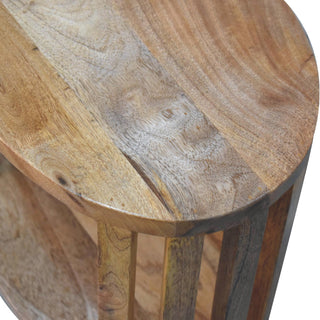 Ariella Open-Shelf Bedside Table