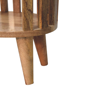 Ariella Open-Shelf Bedside Table