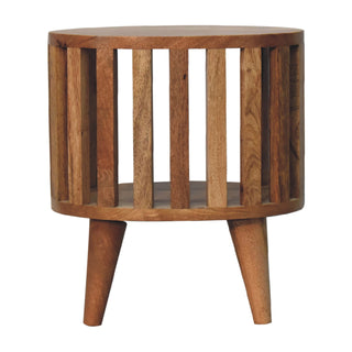 Ariella Open-Shelf Bedside Table