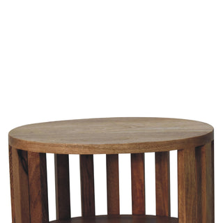 Ariella Double Open-Shelf Bedside Table