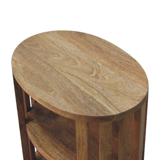 Ariella Double Open-Shelf Bedside Table