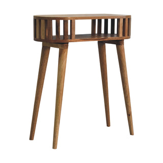 Ariella Console Table in Oak Finish