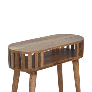 Ariella Console Table in Oak Finish