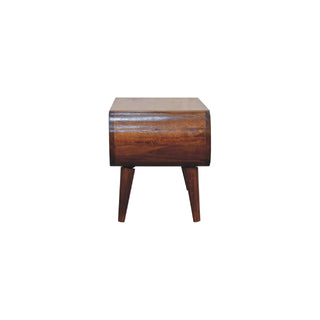 Amaya Nordic Coffee Table – Chestnut Finish