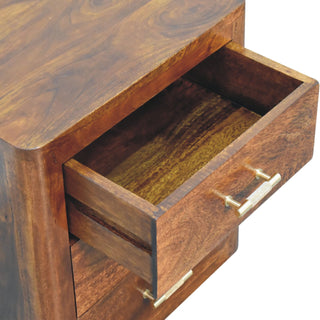 Luca Chestnut Bedside Table