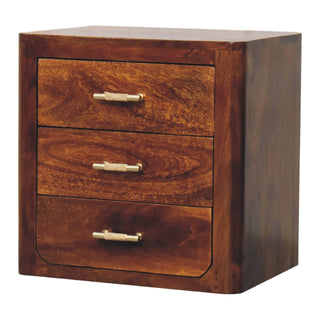Luca Chestnut Bedside Table