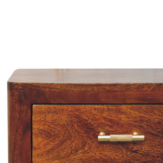 Luca Chestnut Bedside Table