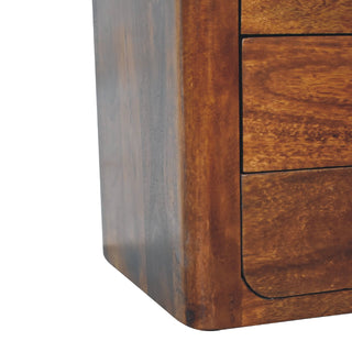 Luca Chestnut Bedside Table