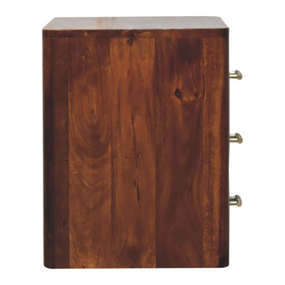 Luca Chestnut Bedside Table