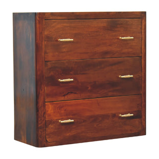 Luca Solid Mango Wood Chest of Drawers
