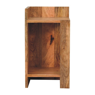 Oak-ish Open Box Bedside Table