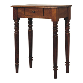 Chestnut Turned-Leg Writing Desk