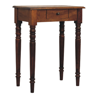 Chestnut Turned-Leg Writing Desk