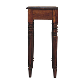Chestnut Turned-Leg Writing Desk