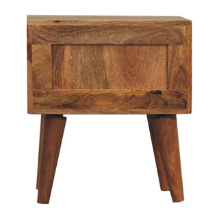 Narrow Mango Wood Bedside Table