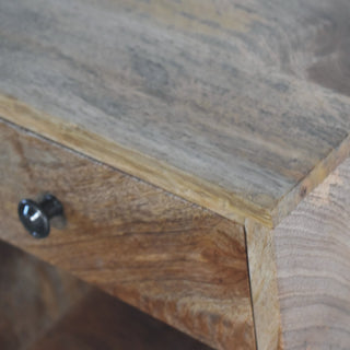 Floating Mini Classic Bedside Table – Solid Mango Wood