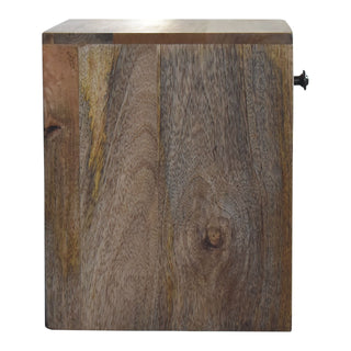 Floating Mini Classic Bedside Table – Solid Mango Wood